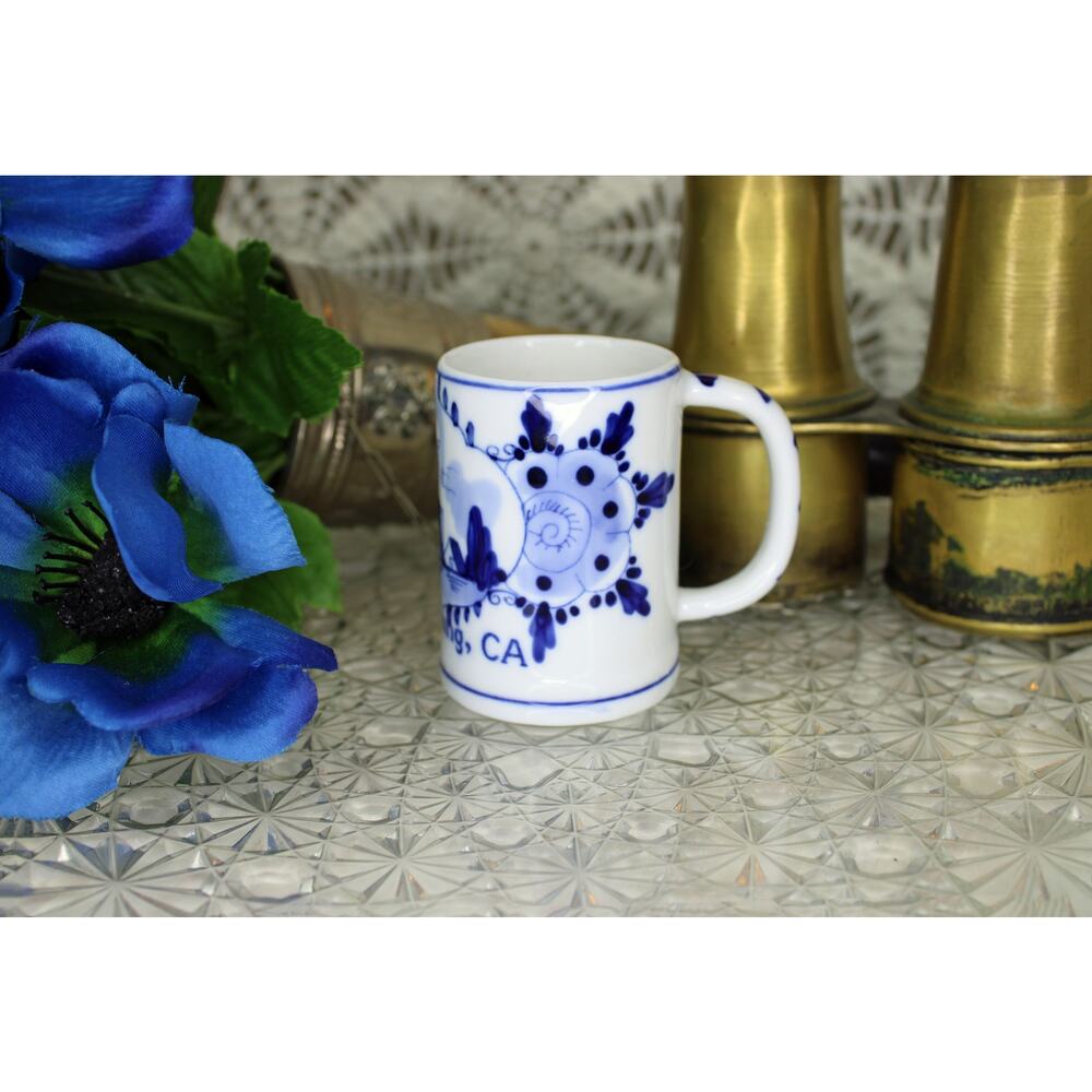 Delft Blue Holland Solvang, CA Souvenir Mug